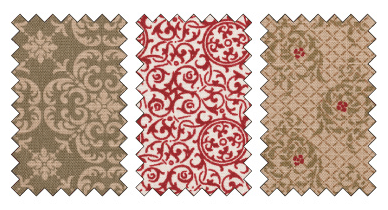 Stampin up Canada Deck the Halls Fabric
